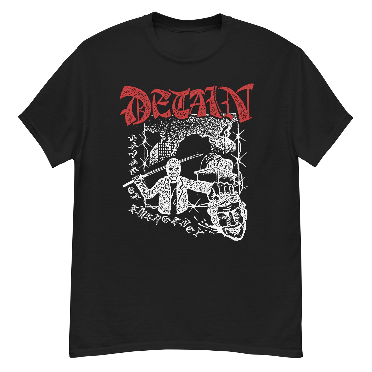 Detain "State of Emergency" T-Shirt Black