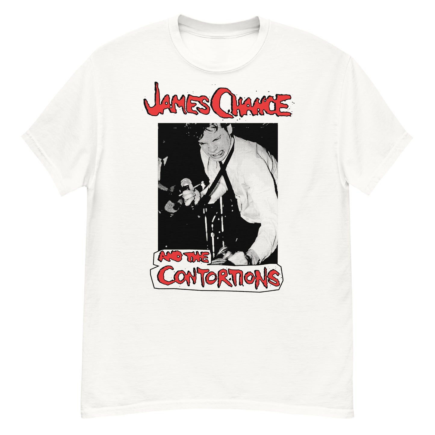 James Chance and the Contortions (originally just Contortions, with a spin-off group called James White and the Blacks) was a band led by saxophonist and vocalist James Chance, formed in 1977.