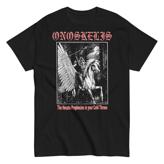 PrInspired by the atmosphere of dungeon synth and raw black metal.
Referencing The Hecate Prophecies in your Cold Throne and the aesthetics of underground tape culture.oduct mockup