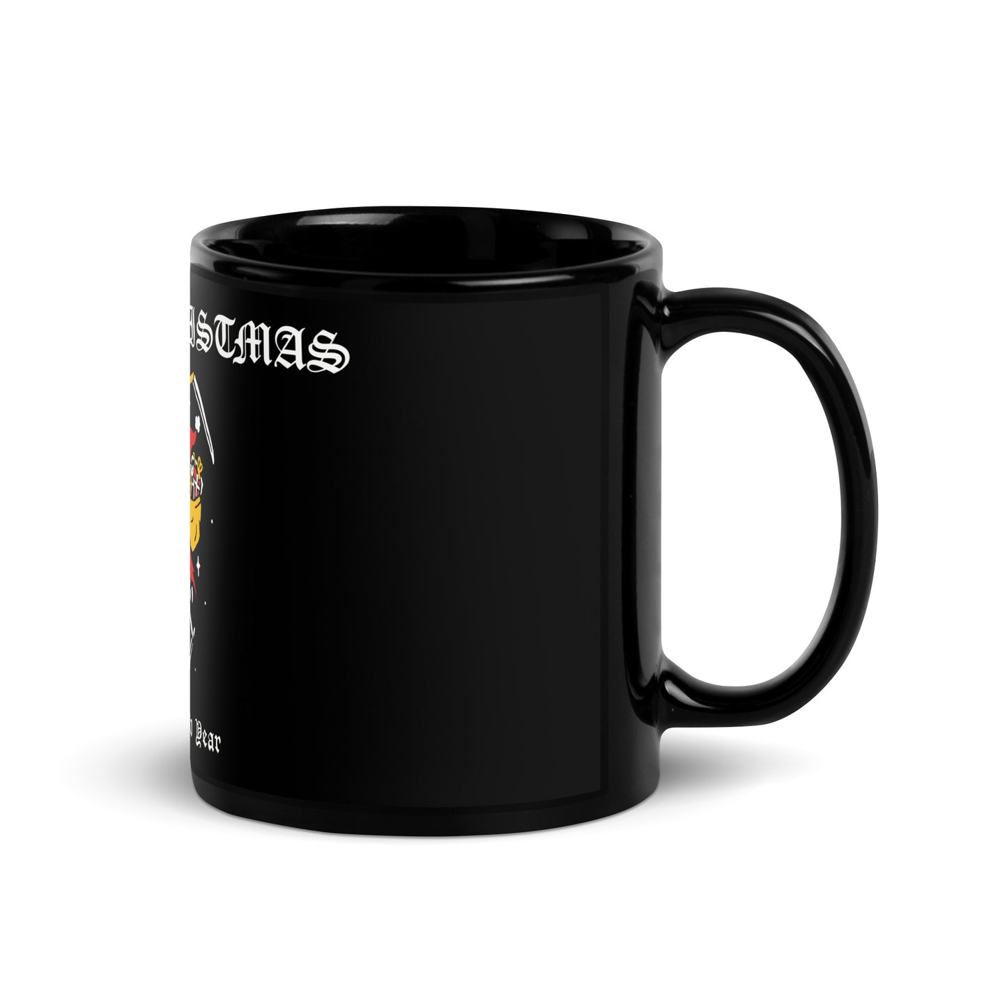 Merry Christmas Black Mug