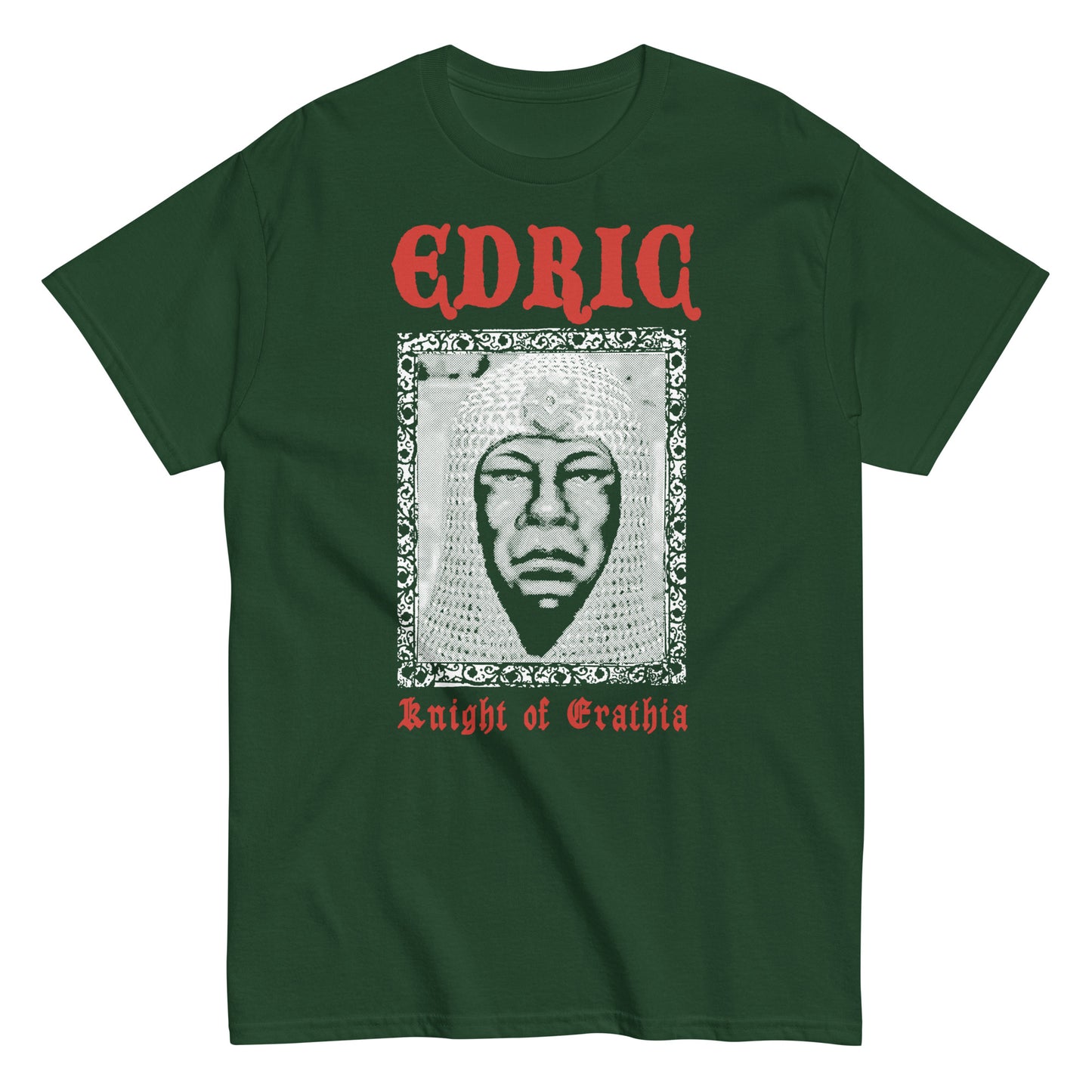Meet our Edric – Knight of Erathia tee: bold gothic print, retro vibes, and pure love for the best fantasy strategy ever made.